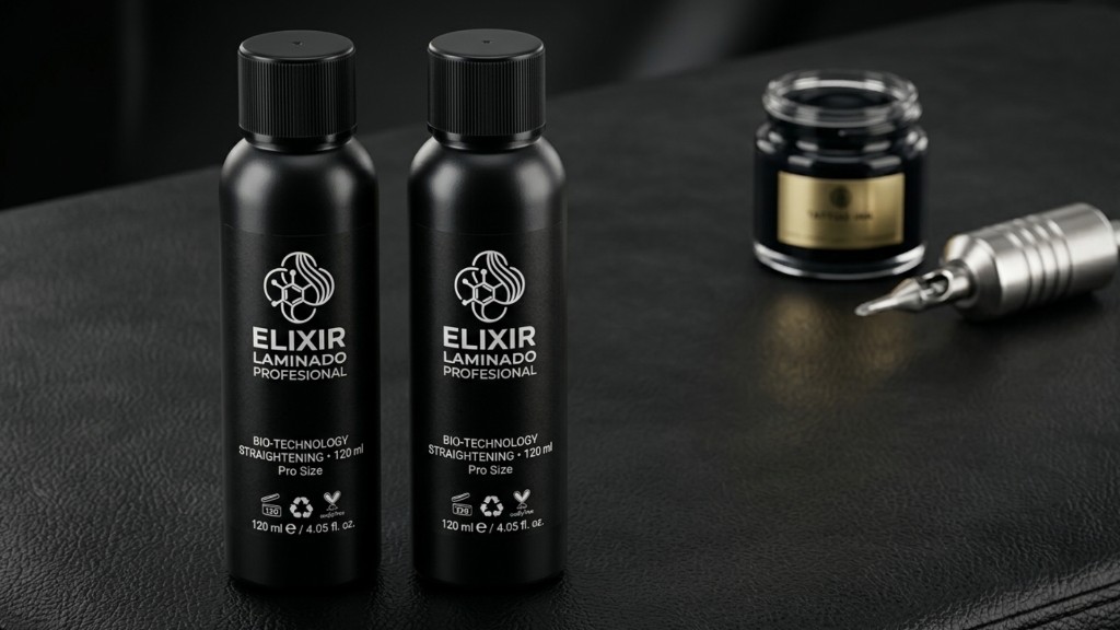 Elixir Laminado Profesional: dos frascos de 120 ml, tratamiento bio-technology straightening.